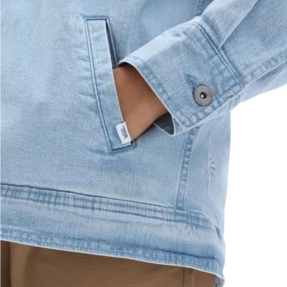 VANS SURF SUPPLY 'LEILA' WOMEN'S DENIM JACKET - WATER WASH Size M - Picture 4 of 14